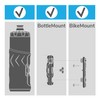 MonkeyLink MonkeyBottle Twist Water Bottle 450 ml with Holders