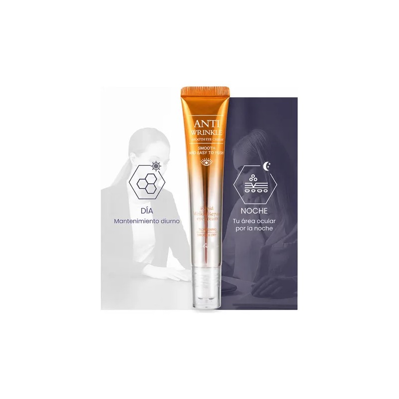 Crema Contorno De Ojos Con Retinol Antiarrugas Roll On 20g