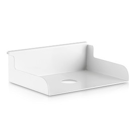 InLine Slatwall 23182A Small Document Tray Accessories for the Slatwall System 18 x 12 x 5.5 cm White
