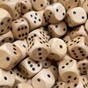 Pack of 40 Wooden Dice Game, 16 mm Standard Wooden
