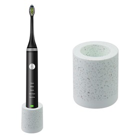 Pufguy Toothbrush Holder Razors Holder Stand Toothbrush Holder Stand for Bathroom Vanity and Countertop,Portable Bathroom Accessories Organizer