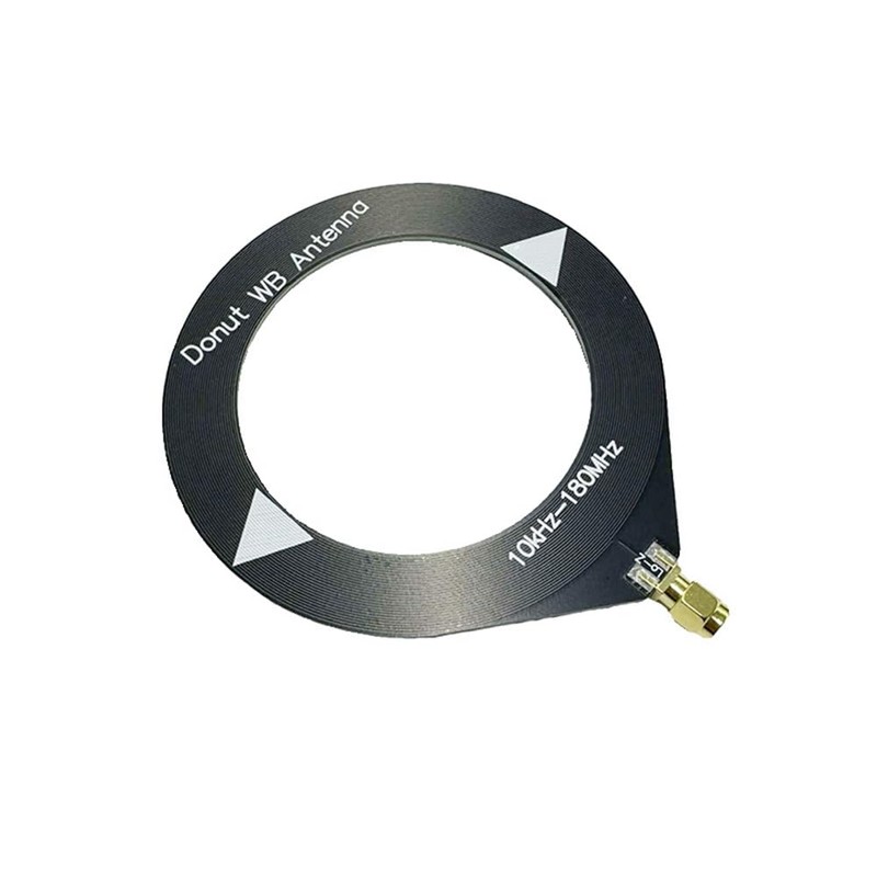 Ahvqevn 10kHz-180MHz Donut Broadband Antenna Receiver Antenna Mini Loop Antenna