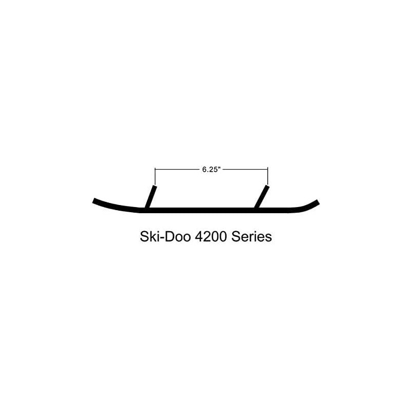 SnowStuds 6" Magnum Carbide Runners 42 Series - Ski Doo