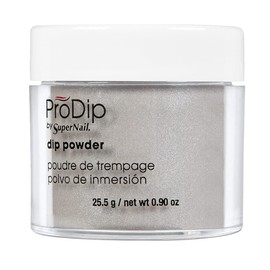 Supernail Prodip Colored Acrylic Dip, Feisty Grey, 0.9 Ounce