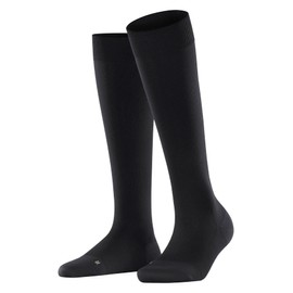 FALKE Energizer W KH Women's Knee Socks Soft Material with Compression 1 Pair, Black (Black 3009) - Calf Circumference W1, 39-40, Blue (Light Blue 6594)