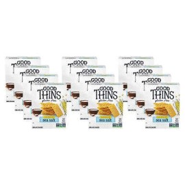 Christie Good Thins, Gluten-Free, Corn Crackers, Sea Salt, 100g/3.5oz, (12 pack)