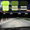 Molijysp Pack of 4 High Visibility Vests Car Reflective Safety