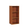 Hodedah Import 3 Shelf Bookcase, Cherry