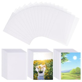 Clear Card Sleeves 300 Pieces Trading Card Sleeves Waterproof Card Sleeves Ultra Clear Card Protection Transparent Card Sleeves for Playing Card Baseball Football Basketball Cards and Mini Photos