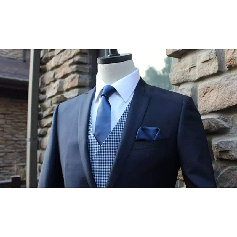 Men's Solid Color Pocket Square Handkerchief for Wedding/Receptions/Gowns/Parties/Set of 15