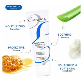 Crema Facial Embryolisse Lait-Crme Concentré para Todo Tipo de Piel, 75 mL                                                                            