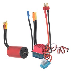 Brushless Motor Set,2845 2800KV Waterproof Brushless Motor and ESC Set with 35A ESC Kit for 1/12 Remote Control Car