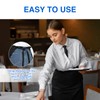 COWANIEE 5 Pack Waitress Apron, Black Aprons Catering, Half Apron