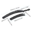 Bicycle Mud Guard Foldable Universal Mountain Bike Stretchable Mudguard Cycling