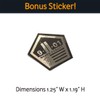 RDW Ebt Accepted Here V4 Premium Sticker Decal Mirror Gold
