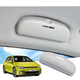 GAFAT Glasses Holder Glasses Case for Golf 7/Tigua-n/Passa-t B8 Variant/Touran/AR-teon/Atlas, Sunglasses Holder Glasses Case Car Interior Storage Box Organiser (Grey)