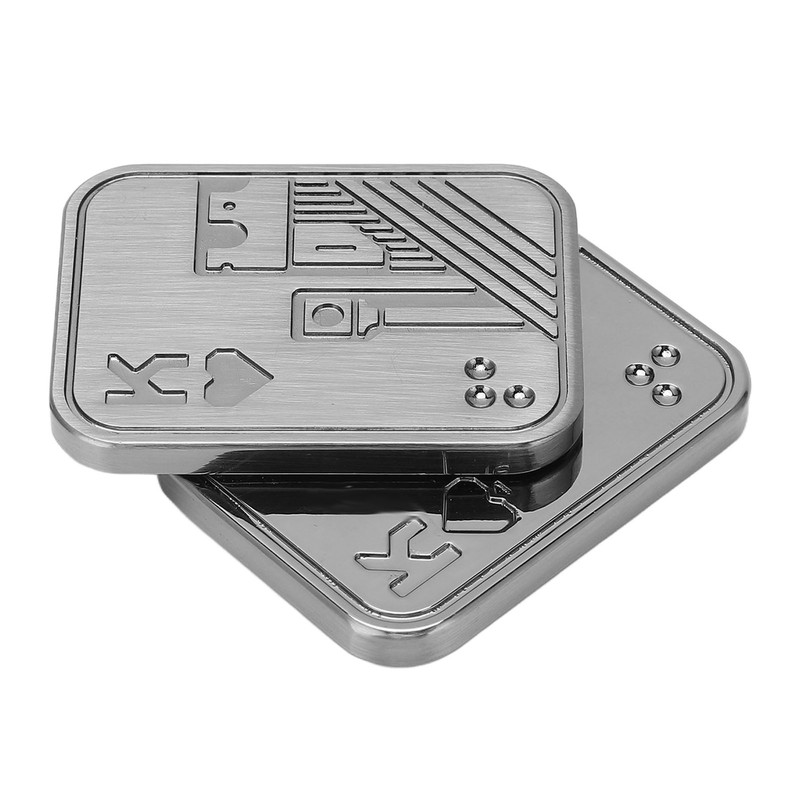 Magnetic Fingertip Push Slider Zinc Alloy EDC Stress Relief Push