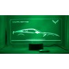 Corvette c7 Acrylic Engraved Rgb Led Night Stand
