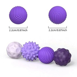 Silicone Ball Set, 8 Counts/set Fidgeting Relax Toys with Elastic Texture, Assorted Colors, Stress Relief Toys for Adults & Teens, Mother's Day Gift, Gift for Mom, Decompression Toy, Multifunction:_Pink_one-size