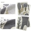 Kusunobashi Crest Woven Morita MiW Morita House Face Towel, Gray
