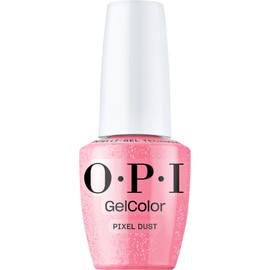 OPI GelColor Pixel Dust | Opaque Light Pink Shimmer UV Cure Gel Nail Polish | Vegan & HEMA Free, Long Lasting, High Shine
