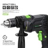 GALAX PRO 5Amp 1/2-inch Hammer Drill with 105pcs Accessories, Variable