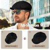 Newsboy Hats for Men Women - Classic 8-Panel Flat Ivy