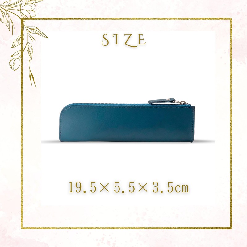 rioboca Nume Leather Pen Case, Made in Japan, Himeji Leather,
