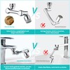 Rotating Tap Attachment, Extension, Aerator, 1080 Degree Multifunctional Extension, Rotating,