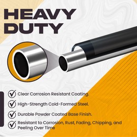 Rush Creek Creations 16-Rod Spinning Fishing Pole Rack - Premium Fishing Rod Holder for Garage, Basement, or Shed - Top Plate Inserts for Fishing Nets, Tackle, and Accessories - Fishing Gear Storage