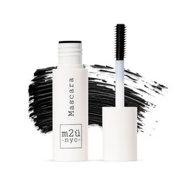 M2U NYC Black Mini Tubing Mascara (0.06 oz.) – Made with Tubing Technology for Lash Extension Effect – Clump-Free & Smudge-Proof Lengthening Mini Mascara for All Day Wear, Safe for Sensitive Eyes
