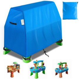 UponPak Kids Water Table Cover, Sand Table Toys Covers, Waterproof, Outdoor Kids‘ Play Table Cover, Fit Step2 Rain Showers Splash Pond Water Table, Blue