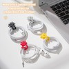 10-Piece Magnetic Cable Organiser, Palm Shaped Cable Organiser, Cable Ties,