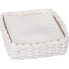 Ideal Home Range NH7990 Woven Basket Napkin Holder Caddy, Paper,