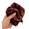 SAFIGLE Large Velvet Hair Scrunchies with Pearl Pendant Jumbo Hair