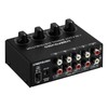LYNEPAUAIO 1-in-4-out Stereo Audio Amplifier Amp Signal Distributor 1 Channel