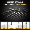 TOLESA 35pcs Drill Bit Set, Titanium Coated, HSS Twist Driver