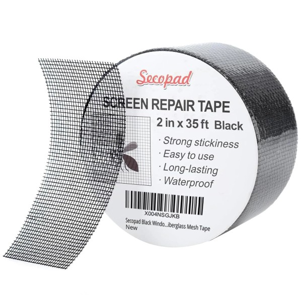Does not apply Black Window Screen Repair Tape, 2IN X