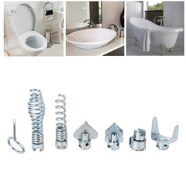 Drain Cleaner Tool, Drain Cleaner Cutter Heads Set, Manganese Steel Drain Auger Cleaner Tool for Dredging Machine, Wire Cutters