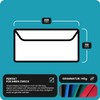Pack of 25 Blue Envelopes DIN Long 110 x 220