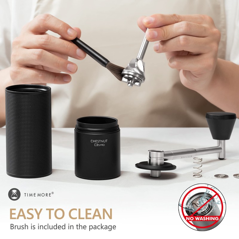 TIMEMORE Chestnut C3S PRO Manual Coffee Grinder, Stainless Steel S2C