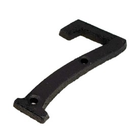 Alphabet Initial Number Metal Letter Cast Iron Industrial Garage DIY Stylish ;AVSB-087-7