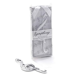 C.X.Y. Bottle Opener Bottle Cap Opener Silver Treble Clef Treble Clef Nice Gift (Pack of 1)
