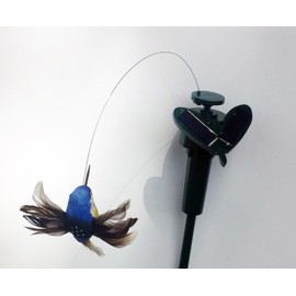 Solar Fluttering Hummingbird, Dual (Solar/Battery) Power Fluttering Flying Dancing Hummingbird, Outdoor or Indoor, Solar Powered or Battery Powered