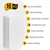 Zonon 16 Pieces Door Corner Seal Weatherstripping Exterior Door Frame