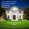 2 Pack 250W LED Flood Lights Outdoor, Super Bright Exterior