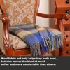 SKNSOFT Wool Throw Blanket 55" x 83" Warm Soft Classic