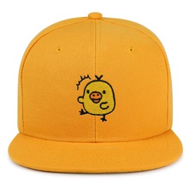 JPAK Energetic Doodle Chick Dance Hip-Hop Snapback Hat Embroidered Baseball Cap Energetic Doodle