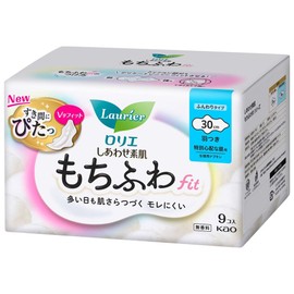 Laurier Shiawase Bare Skin Soft Fit Special Worried About Daytime 11.8 inches (30 cm) with Feathers, 9 Pieces