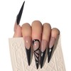 Handmade Press On Nails Long Tips Length，10pcs Fake Nails，Bright Colors